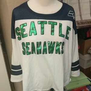 Seattle Seahawks Sequin Top